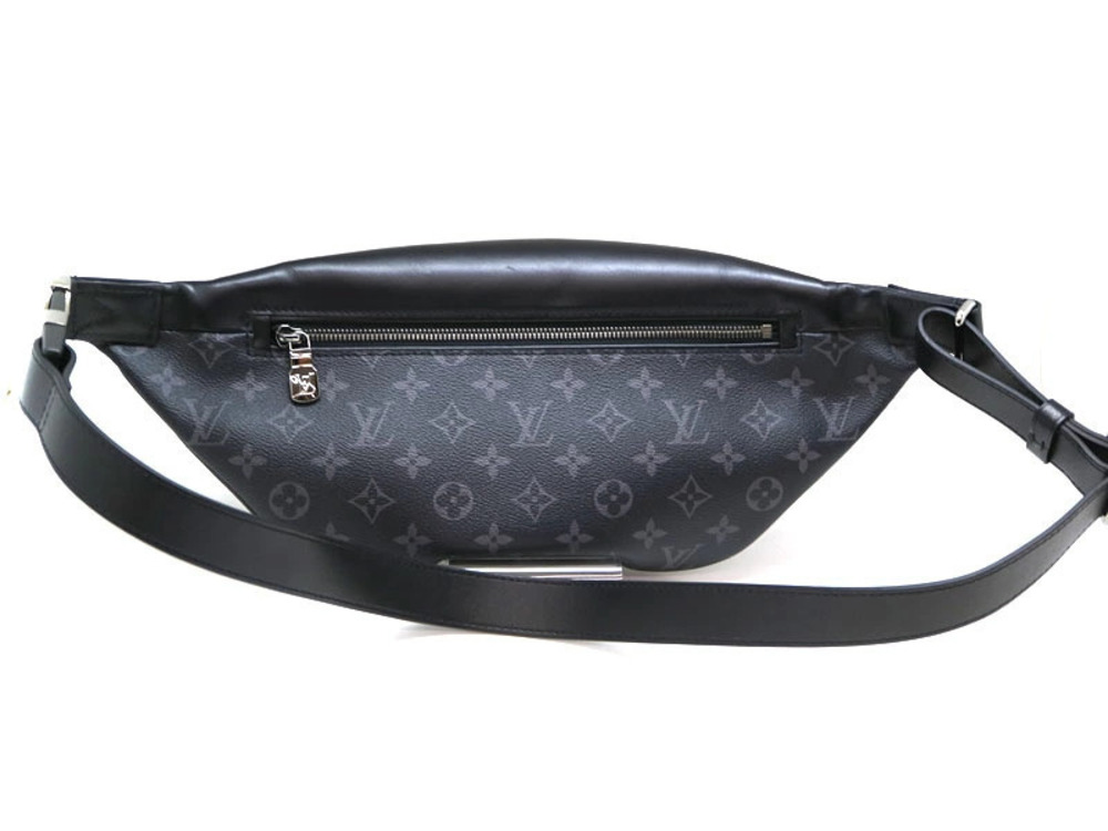 Louis Vuitton Bag Discovery Monogram Eclipse Black Canvas LV Gray Bum Waist